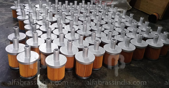 LPG / CNG Fuel Aluminium Filter Body and Cap. Size 12.00, 14.00 and 16.00 MM